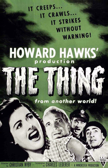 The Thing green poster