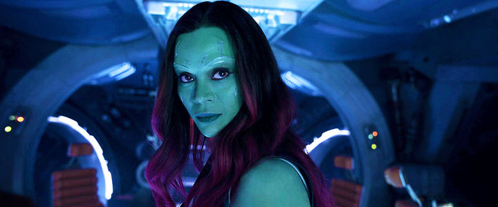 Zoe Saldana in AVENGERS ENDGAME