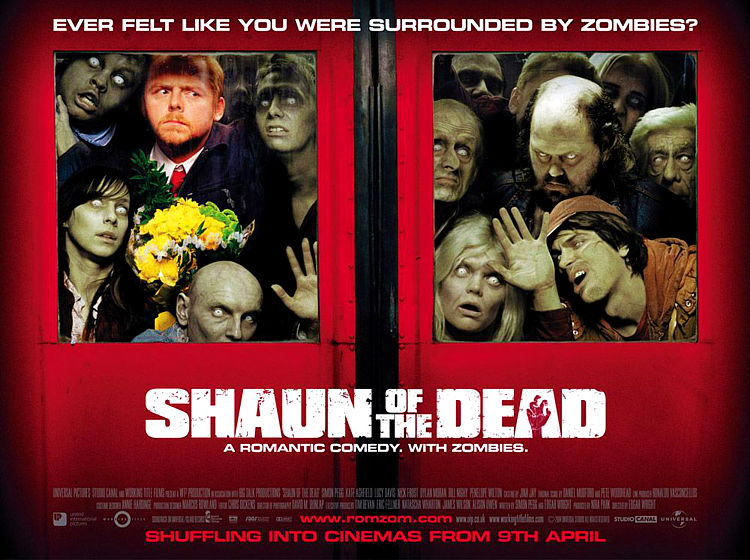 SHAUN OF THE DEAD - Simon Pegg and Nick Frost